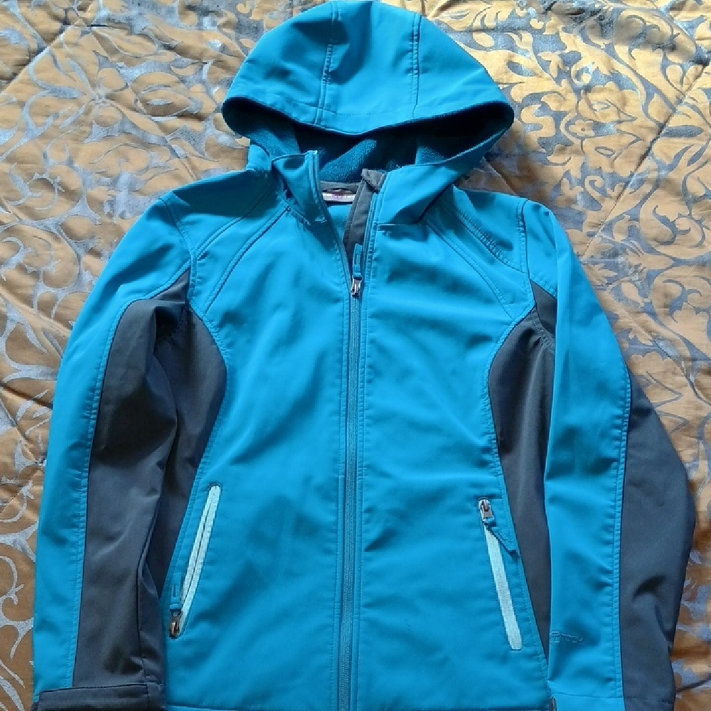 Women's Blue and Gray Jacket